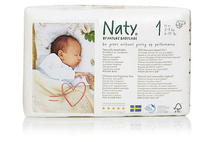 6. Naty by Nature Babycare Diapers