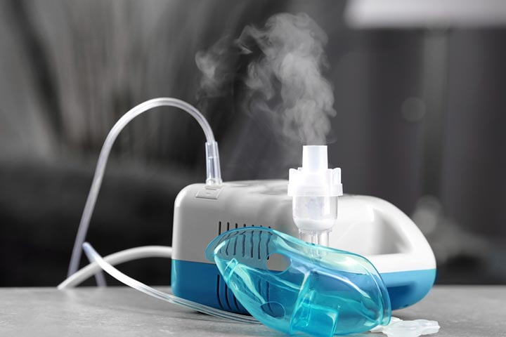 A nebulizer converts liquid medicine into a fine mist