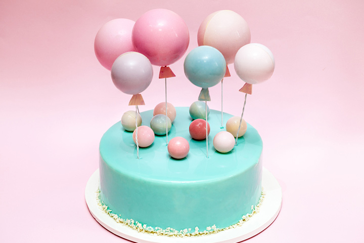 All balloon party food and cake ideas for second birthday party