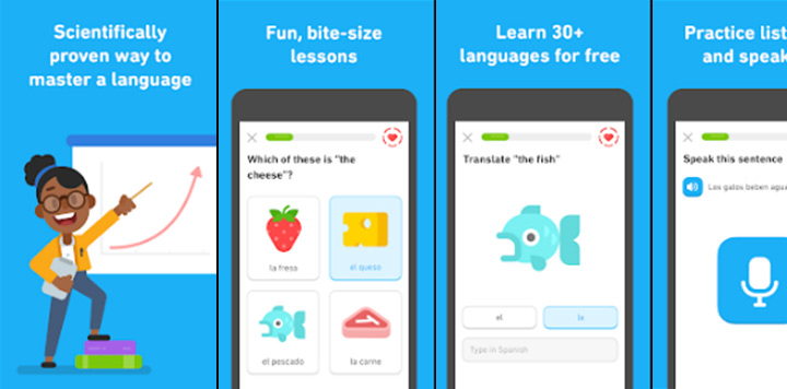Duolingo, reading apps for kids