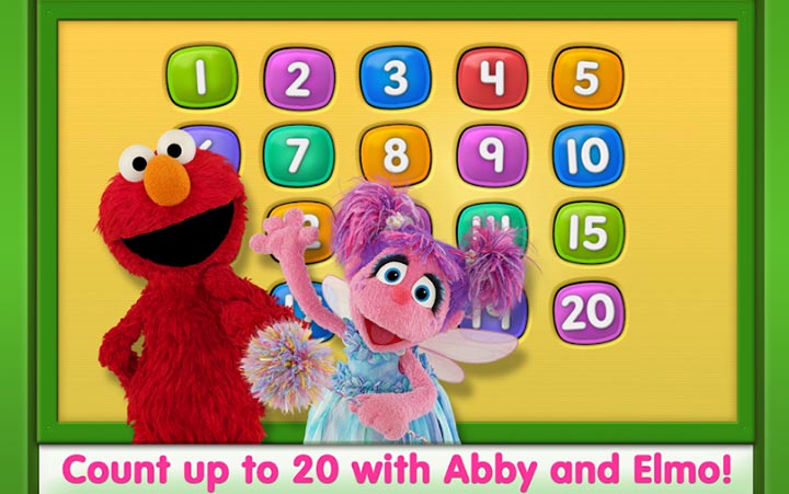 Elmo Loves 123s, reading apps for kids