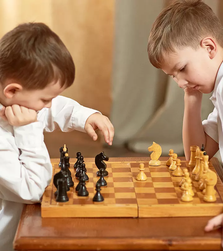 Kids Playing Chess