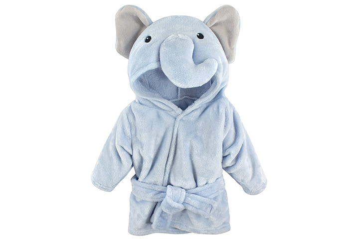Hudson Baby Plush Animal Face Robe