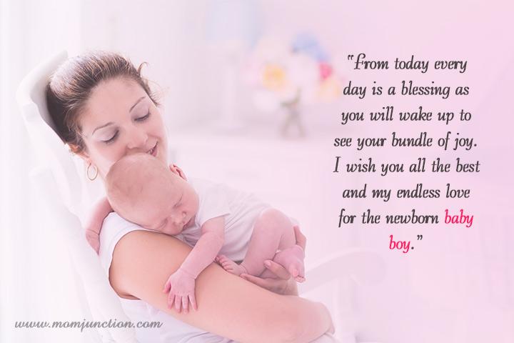 Best wishes for a newborn baby boy