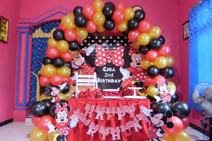 Mickey Mouse theme party accessories for second birthday