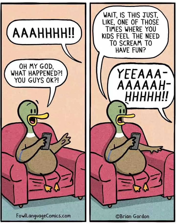 Screaming Is Fun Too