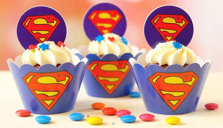 Superhero theme cake and food ideas for second birthday party