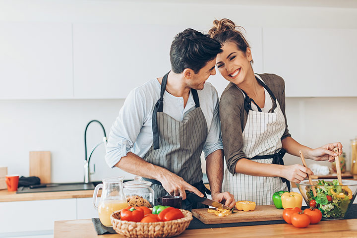 cook together as hobbies for couples