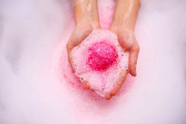 Bath bombs for gender reveal ideas