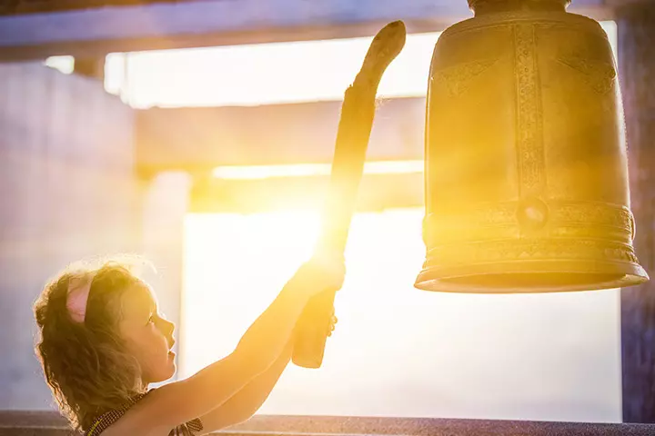 Bell exercise as mindfulness activity for kids