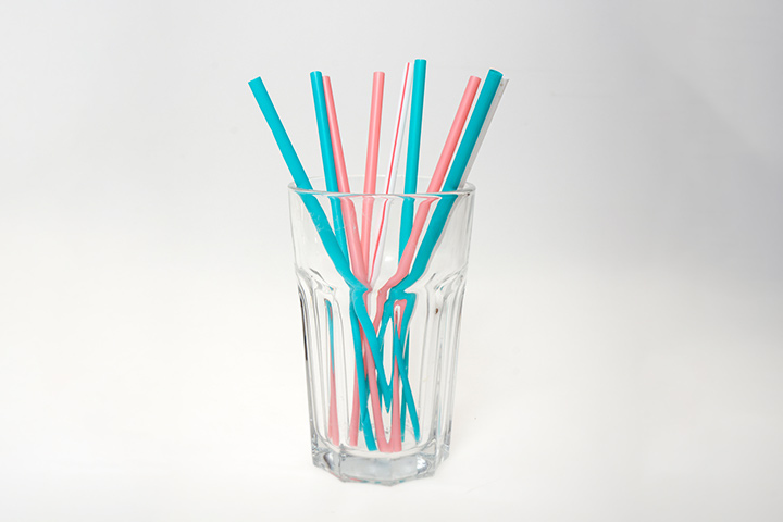Color changing straws for gender reveal ideas