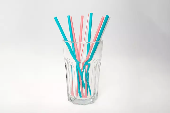 Color changing straws for gender reveal ideas