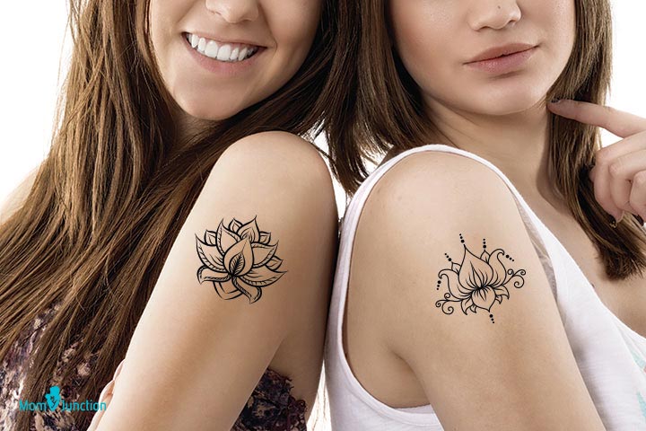 Any flower, mother-daughter tattoo ideas