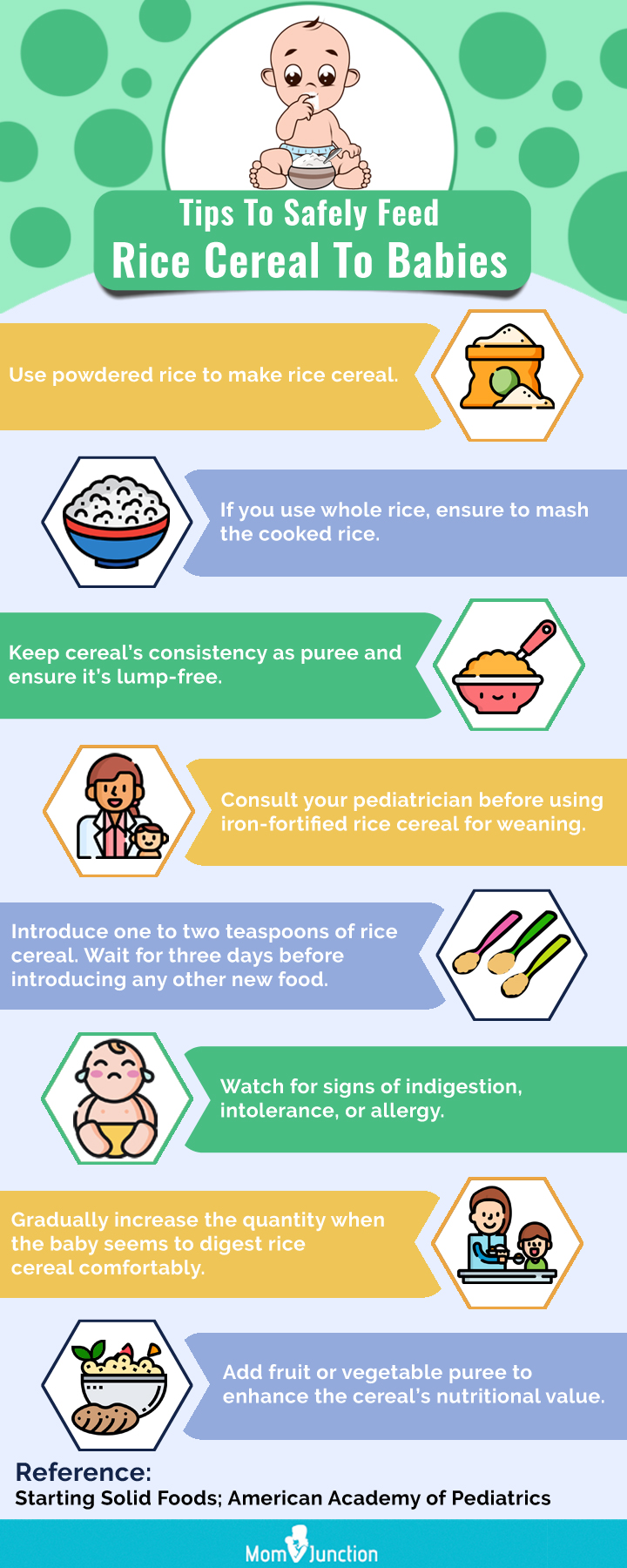 rice cereal for babies health benefits [infographic]