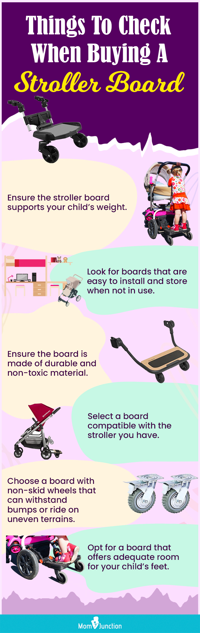 Things To Check When Buying A Stroller Board (Infographic)