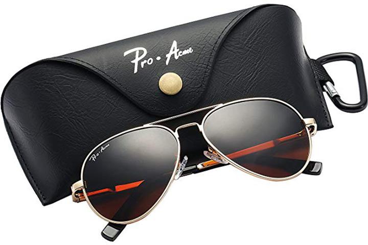 Pro Acme Small Polarized Aviator Sunglasses