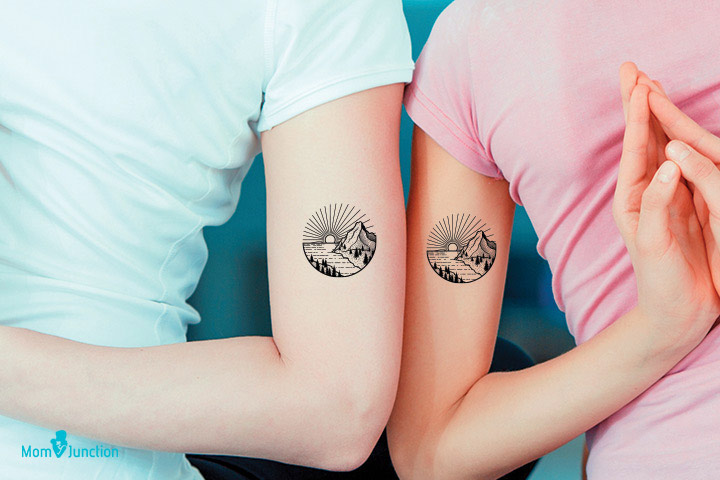 Any sweet memory, mother-daughter tattoo ideas