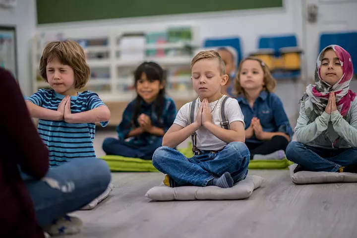 Visualization mindfulness activity for kids