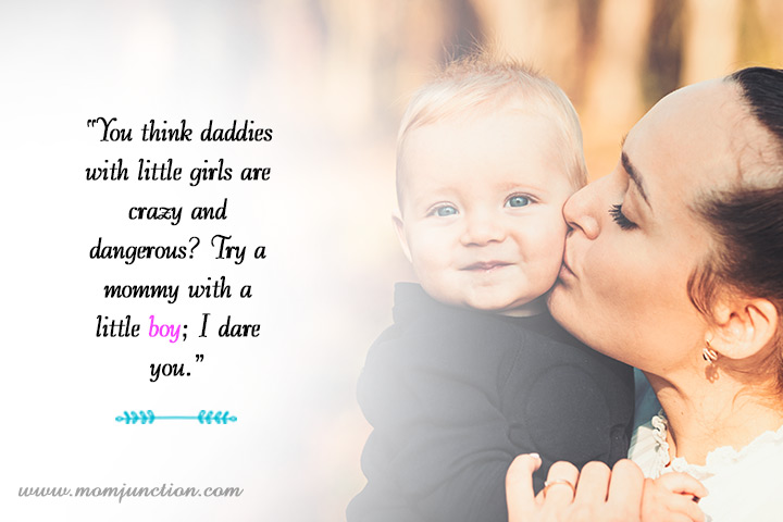 Mommy with a little boy, mother and son quotes