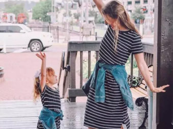 15 Photos Of Kids Twinning With Their Mommies