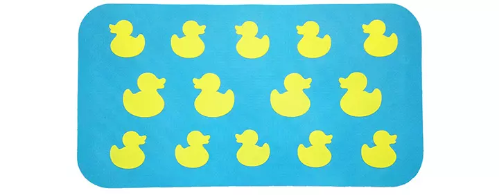 Bath Mats Non Slip for Newborn Bathtub and Infant Shower Antibacterial Treatment for Toddler Bath Little Fishes bisoo Baby Bath Mat 25x42 cm // 9.8x16.5 in Machine Washable Silicone BPA FREE