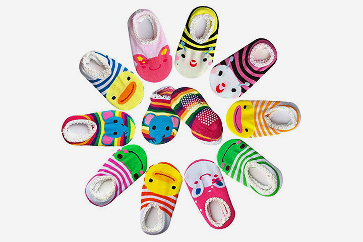 Bassion Non-Slip Baby Socks
