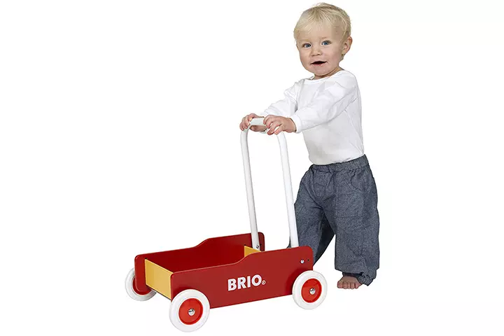 baby push walker with rubber wheels