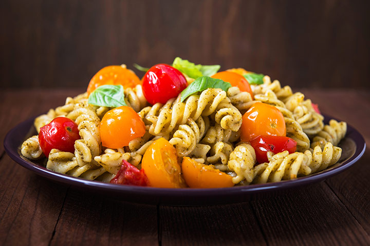 Italian pasta salad for baby shower food ideas