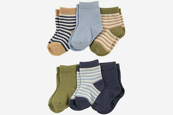 Touched by Nature Baby Boys Organic Cotton Socks