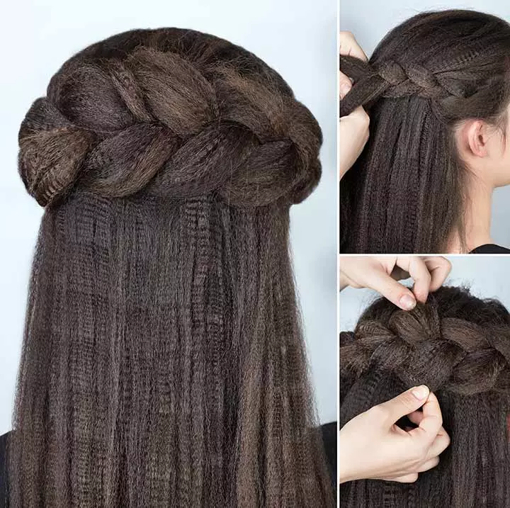 Crown braid, best braided hairstyles for girls
