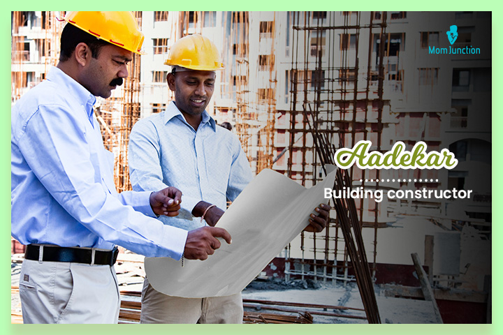 Aadekar is a surname referring to building constructors