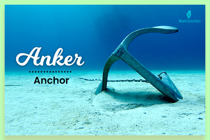 Anker is a Dutch surname for a sailor