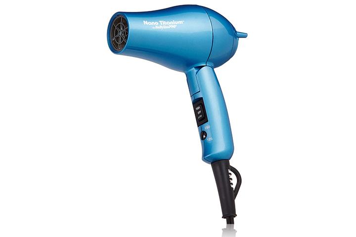 BaByliss Pro BABNT053T Nano Titanium Travel Dryer