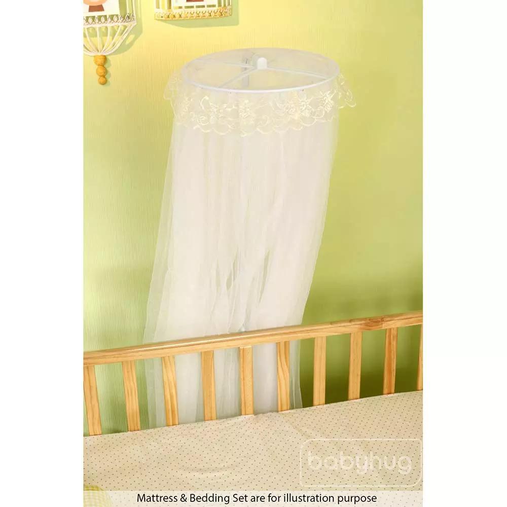 babyhug hamilton wooden cot