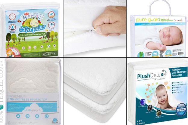 Cozy Caterpillar Crib Mattress Protector Pad Washer & Dryer Safe Hypoallergenic Eco-Friendly No Harsh Chemicals The Cozy Caterpillar 100% Waterproof Bamboo Crib Mattress Cover/Topper for Baby & Toddler