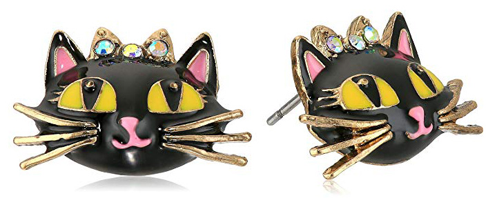Cat studs by Betsey Johnson