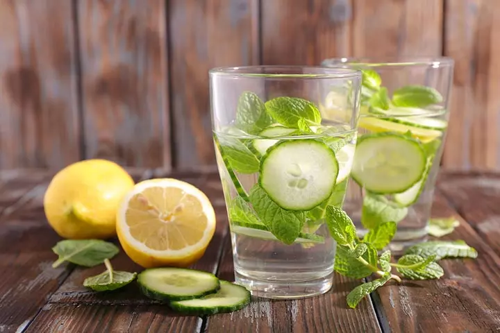 Cucumber-Infused water