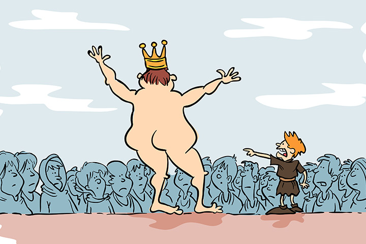 Emperors new clothes story for kids to read
