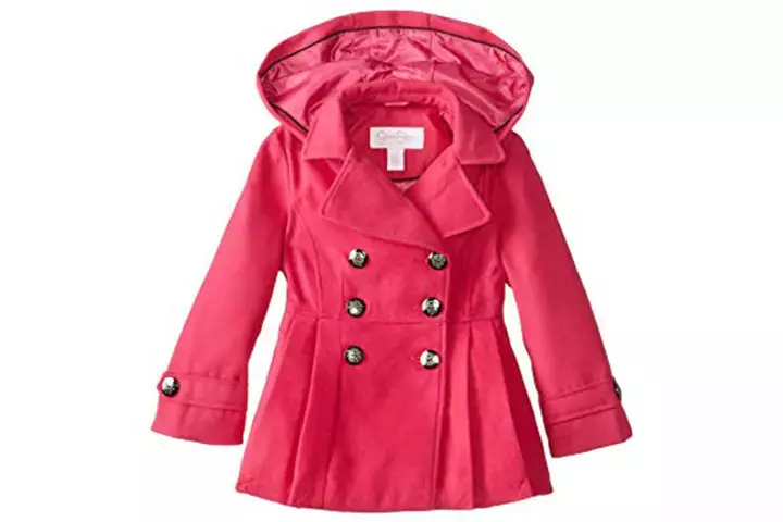 Jessica Simpson hooded peacoat