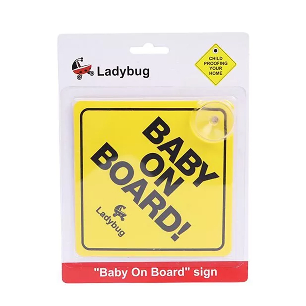 Ladybug Baby On Board Sign