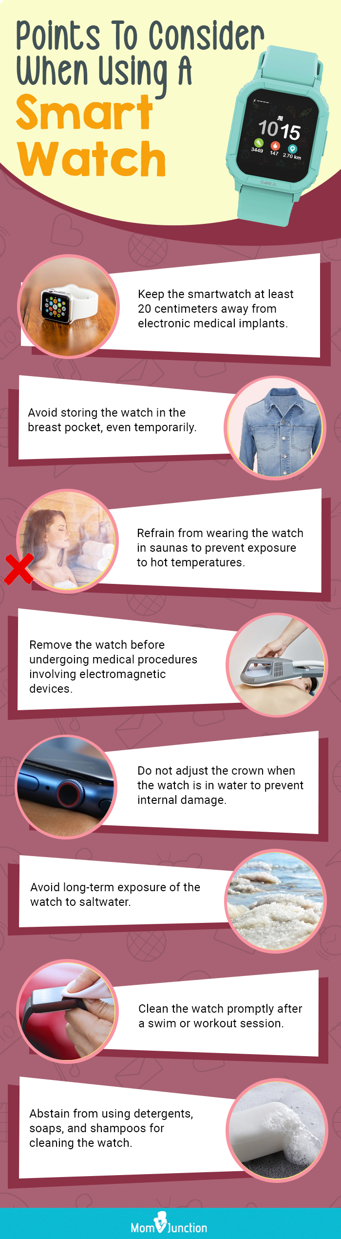 Points To Consider When Using A Smart Watch (infographic)