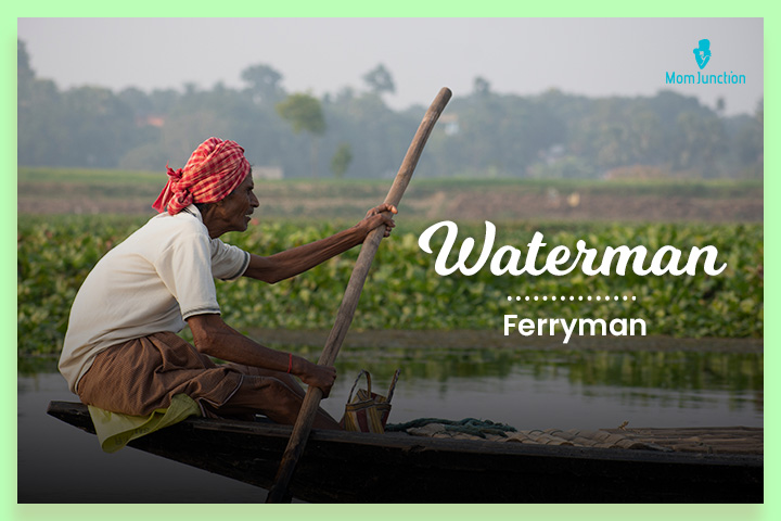 Waterman is an occupational surname