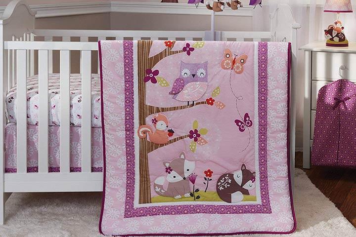 Bedtime Originals Lavender Woods 3 Piece Bedding Set