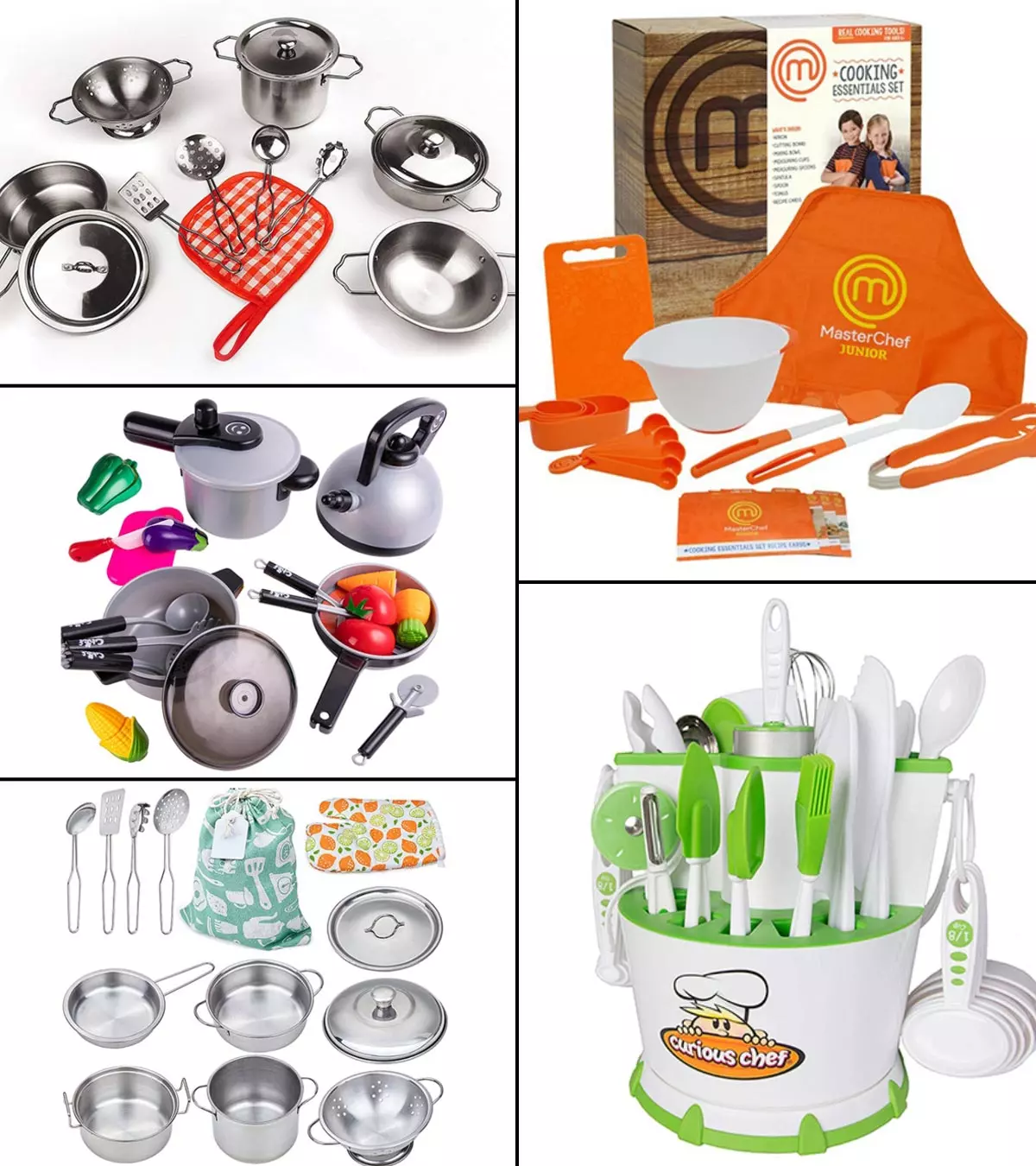 Cooking kits introduce children to lessons in cooking, nutrition, and the value of food.