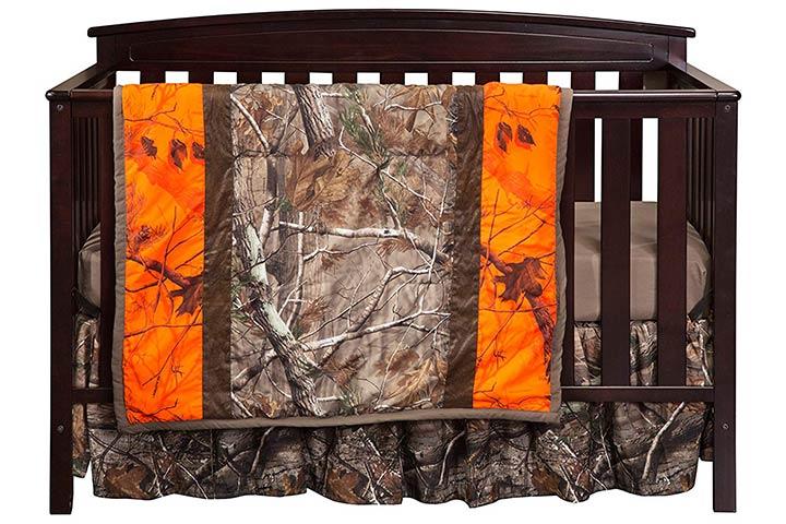 Carstens Real Tree AP Camo 3 Piece Crib Sheet Set