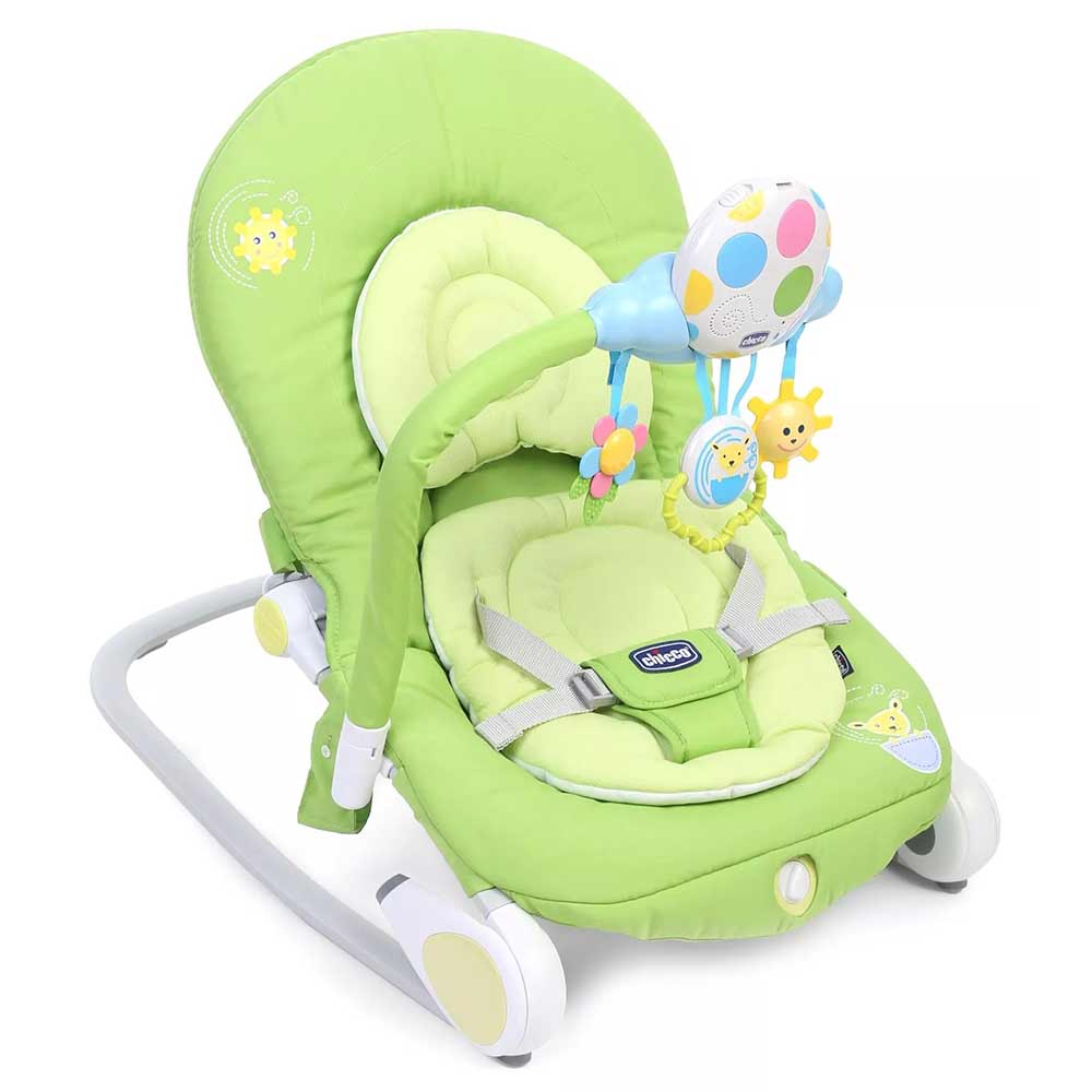 With A Play Bar & Carry Handles Chicco Chicco Music Baby Bouncer/Rocker 