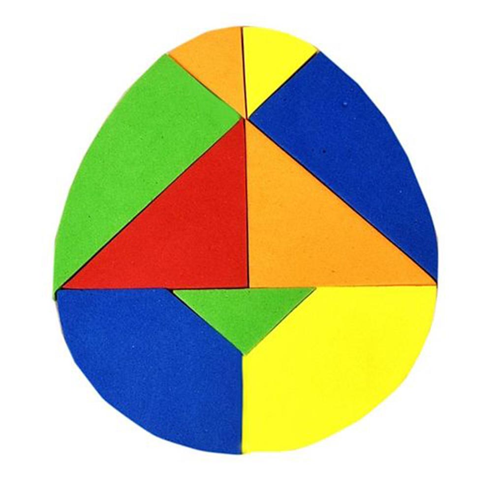 Cutez Oval Tangram Puzzle Play Mat