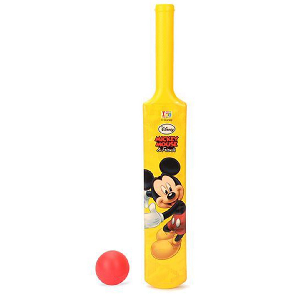 Disney Mickey Mouse Cricket Ball And Bat