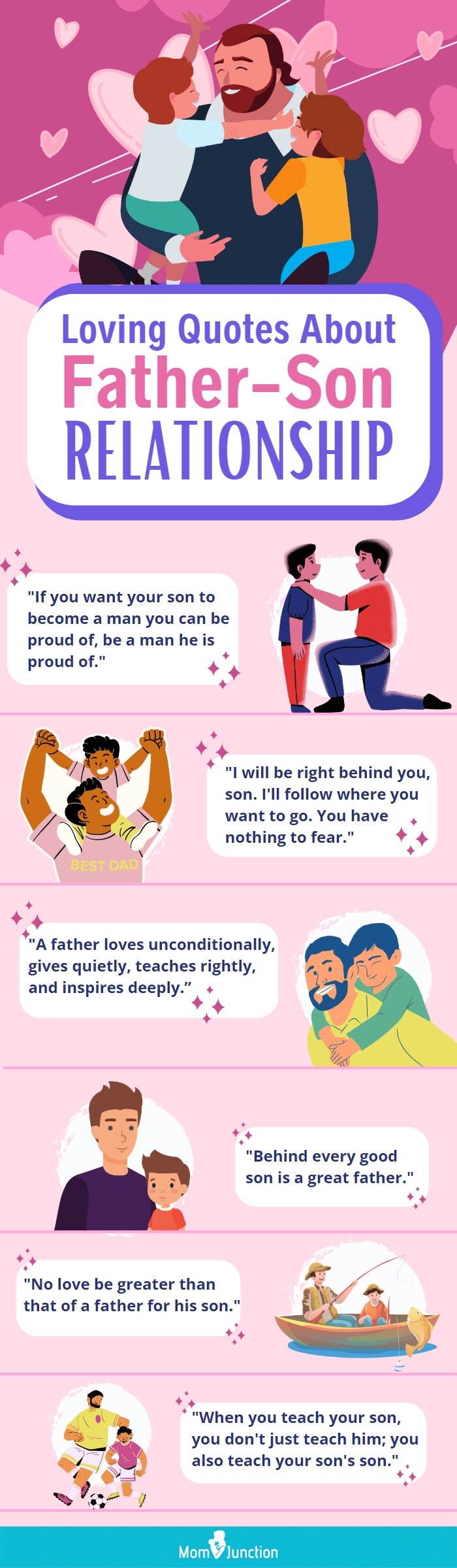 quotes about father son relationship (infographic)