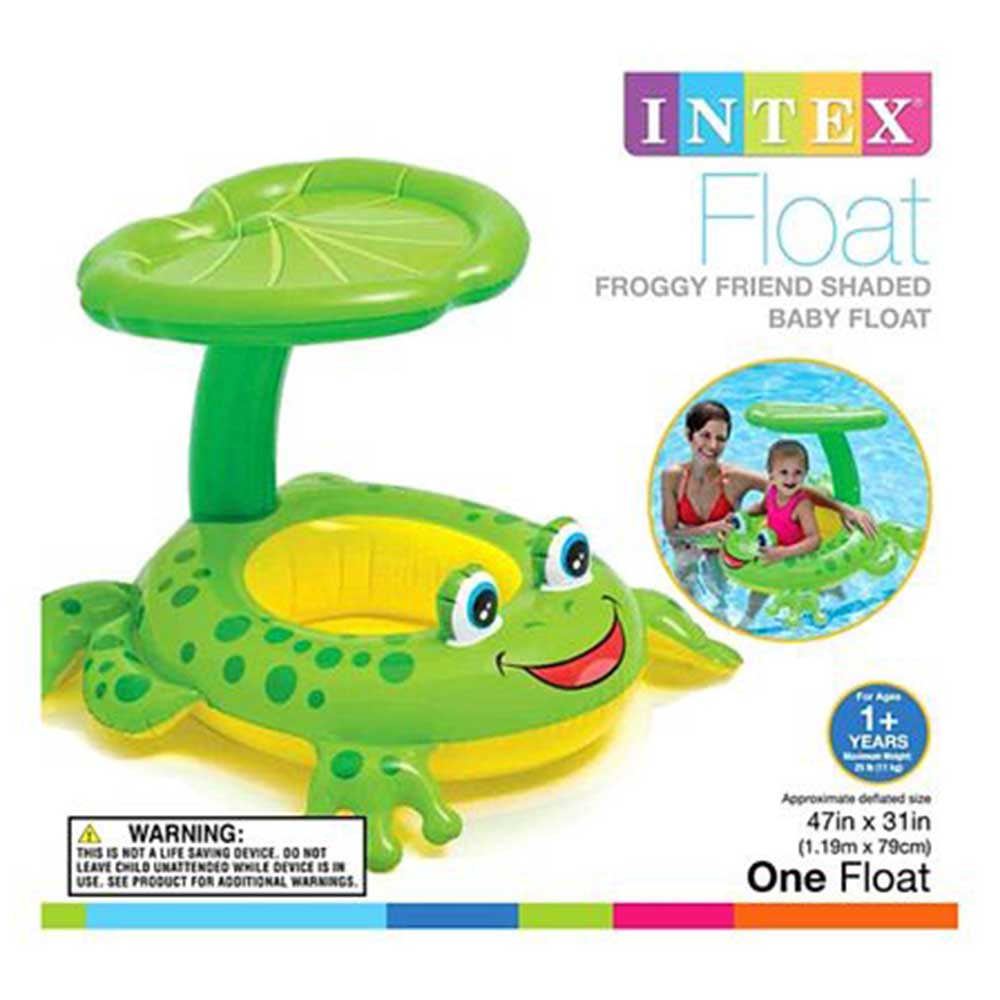 intex baby float with canopy
